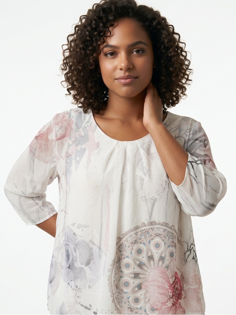 Froccella balloon hem top